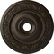 Ekena Millwork Logan Ceiling Medallion (Fits Canopies up to 6 1/8"), 24 1/4"OD x 3 7/8"ID x 2"P, Stone Hearth CM24LO1SHF - alternate 1
